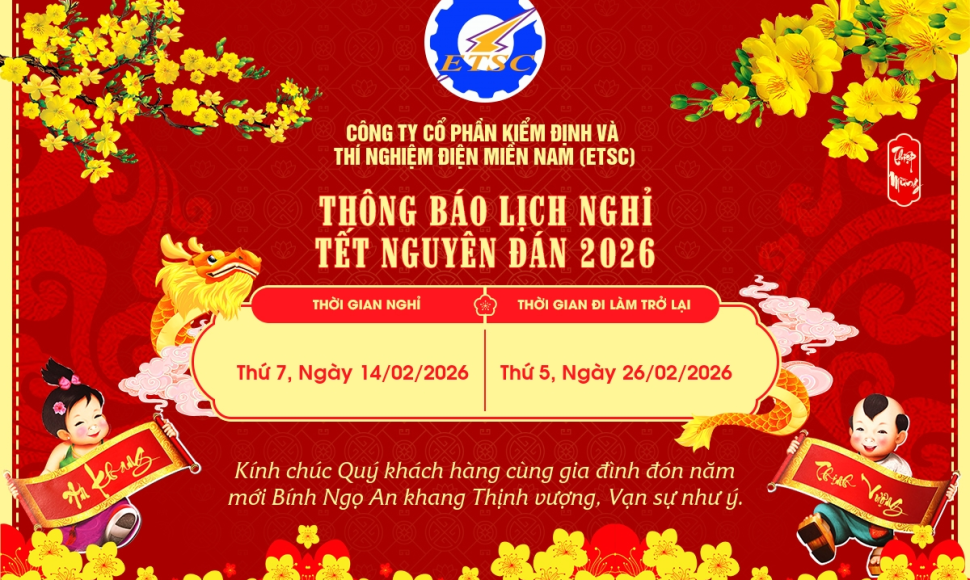 CÔNG TY CP KIỂM ĐỊNH VÀ THÍ NGHIỆM ĐIỆN MIỀN NAM